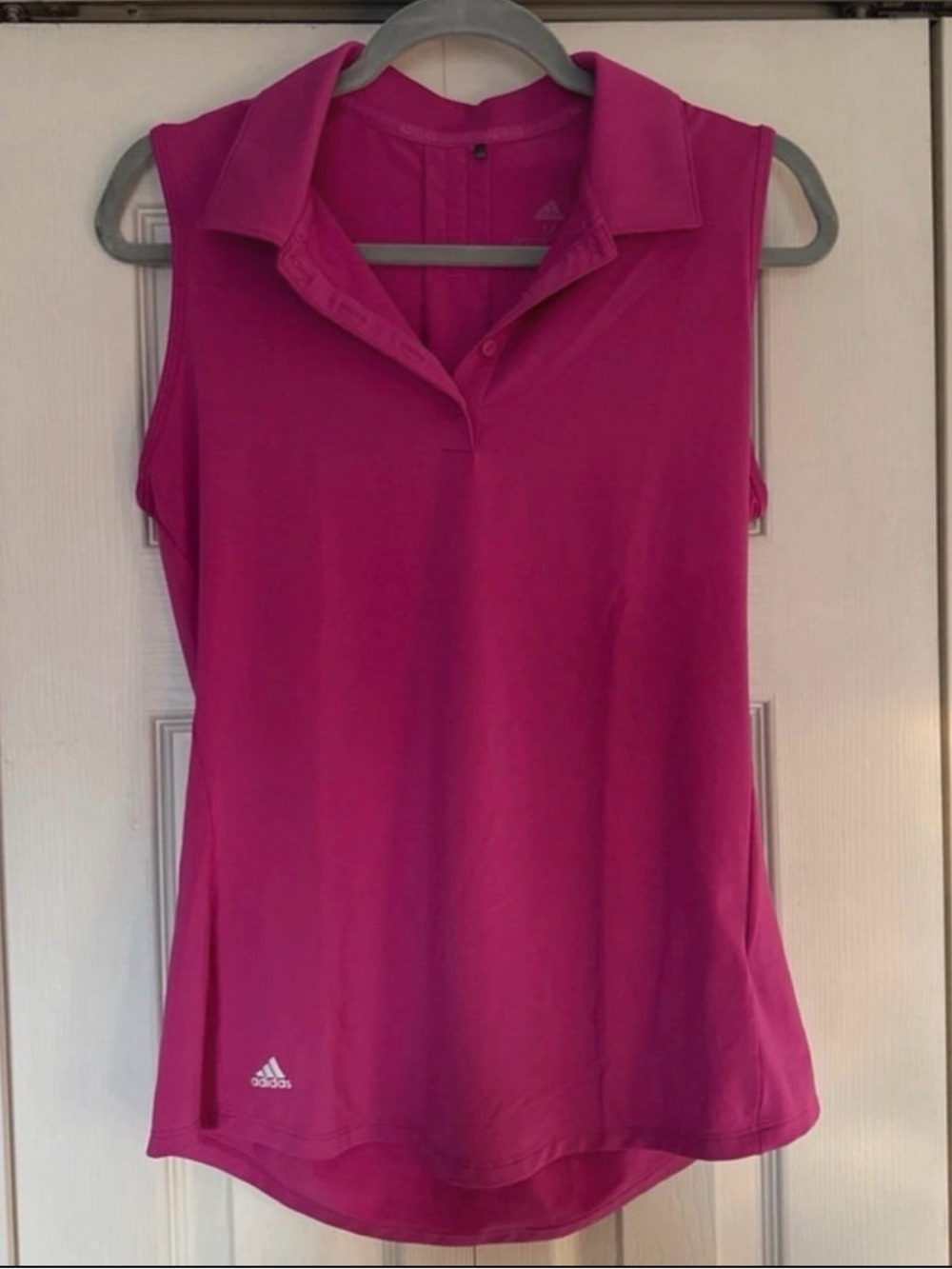 Adidas Golf Polo Tank Pink